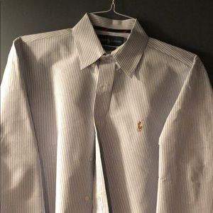 Men’s dress shirt medium polo button down